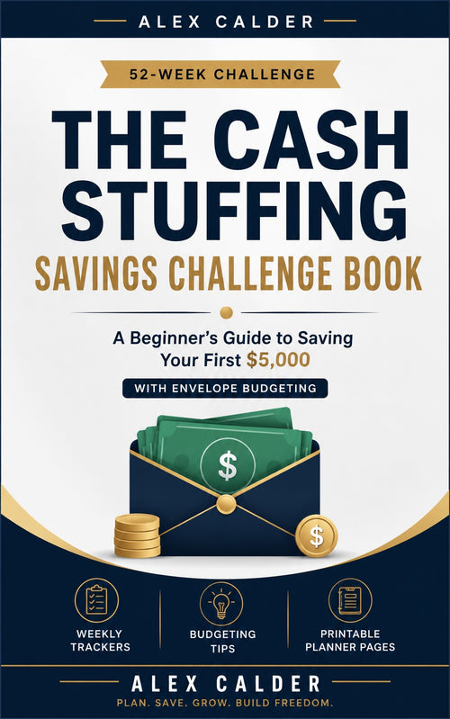 The Cash Stuffing Savings Challenge Book by Alex Calder
