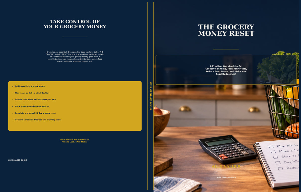 THE GROCERY MONEY RESET by Alex Calder Books